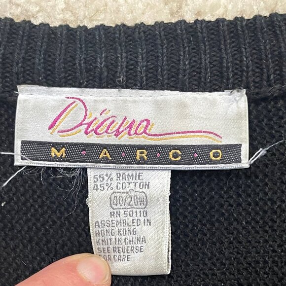 VINTAGE DIANA MARCO Sequined SWEATER - Picture 16 of 16